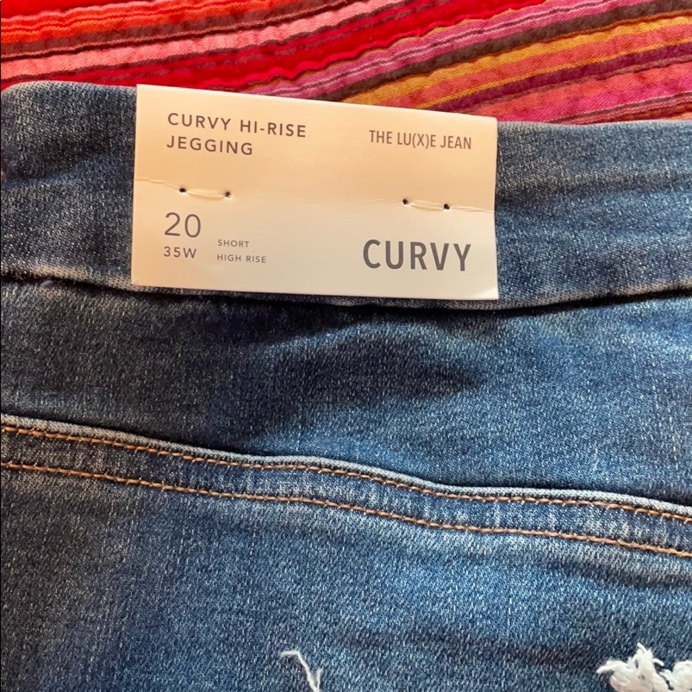 American Eagle curvy hi-rise jegging
